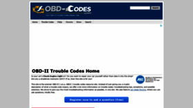 What Obd-codes.com website looked like in 2021 (4 years ago)