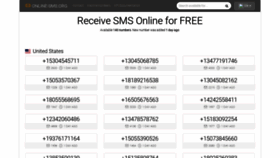What Online-sms.org website looked like in 2021 (2 years ago)