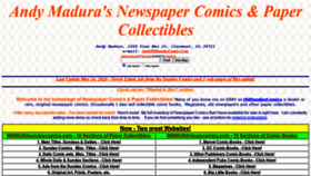 What Oldsundaycomics.com website looked like in 2021 (2 years ago)