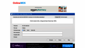 What Onlinemd5.com website looked like in 2021 (2 years ago)