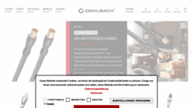 What Oehlbach.com website looked like in 2021 (2 years ago)