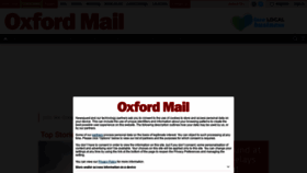 What Oxfordmail.co.uk website looked like in 2021 (2 years ago)