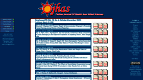 What Ojhas.org website looked like in 2021 (4 years ago)