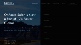 What Onforcesolar.com website looked like in 2021 (2 years ago)