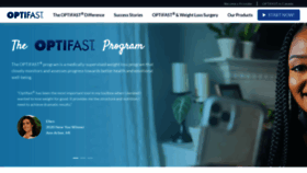 What Optifast.com website looked like in 2021 (2 years ago)