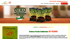 What Omincofoods.com website looked like in 2021 (2 years ago)
