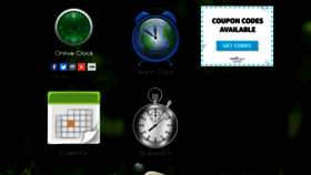 What Onliveclock.com website looked like in 2021 (2 years ago)