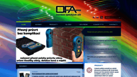 What Ofacom.cz website looked like in 2021 (2 years ago)