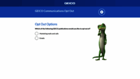 What Optout.geico.com website looked like in 2021 (2 years ago)