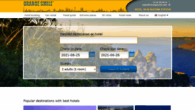 What Orangesmile.com website looked like in 2021 (2 years ago)
