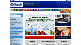 What Oswiatawradomiu.pl website looked like in 2021 (2 years ago)