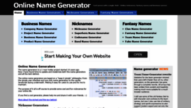 What Online-generator.com website looked like in 2021 (2 years ago)