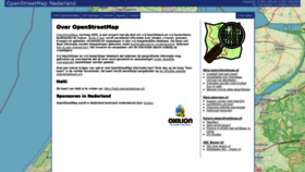 What Openstreetmap.nl website looked like in 2021 (2 years ago)