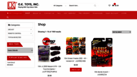 What Oktoys.com website looked like in 2021 (2 years ago)