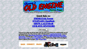 What Old-engine.com website looked like in 2021 (2 years ago)
