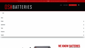 What Osibatteries.com website looked like in 2021 (2 years ago)