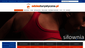 What Odziezturystyczna.pl website looked like in 2021 (2 years ago)