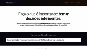 What Okanebox.com.br website looked like in 2021 (2 years ago)