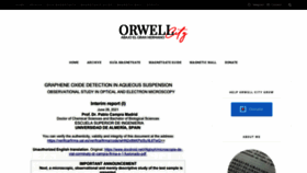 What Orwell.city website looked like in 2021 (2 years ago)