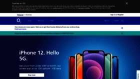 What O2.com website looked like in 2021 (2 years ago)