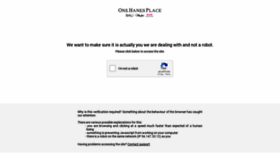 What Onehanesplace.com website looked like in 2021 (2 years ago)
