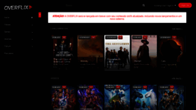 What Overflix.com website looked like in 2021 (2 years ago)