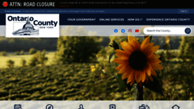 What Ontariocountyny.gov website looked like in 2021 (2 years ago)