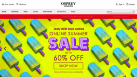 What Ospreylondon.com website looked like in 2021 (2 years ago)