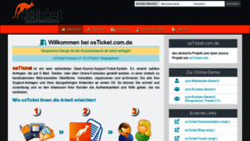 What Osticket.com.de website looked like in 2021 (2 years ago)