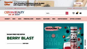 What Osiyanbeauty.com website looked like in 2021 (2 years ago)