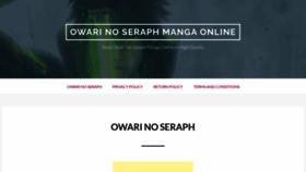 What Owarimanga.com website looked like in 2021 (2 years ago)