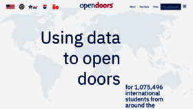 What Opendoorsdata.org website looked like in 2021 (2 years ago)