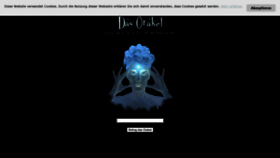 What Onlineorakel.com website looked like in 2021 (2 years ago)