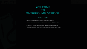 What Ontarioimgschool.com website looked like in 2021 (2 years ago)
