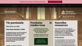 What Oratoiredulouvre.fr website looked like in 2021 (2 years ago)