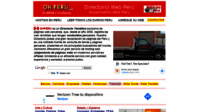 What Ohperu.com website looked like in 2021 (2 years ago)