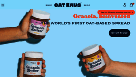 What Oat.haus website looked like in 2021 (2 years ago)