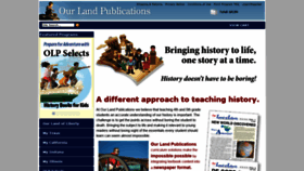 What Ourlandpublications.com website looked like in 2021 (2 years ago)