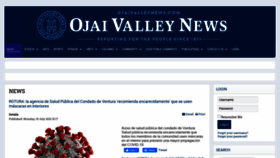 What Ojaivalleynews.com website looked like in 2021 (2 years ago)