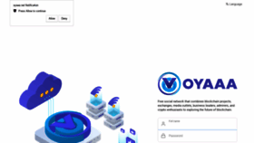 What Oyaaa.net website looked like in 2021 (2 years ago)