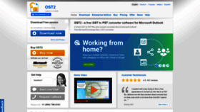 What Ost2.com website looked like in 2021 (2 years ago)