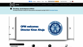 What Opm.gov website looked like in 2021 (3 years ago)