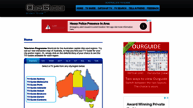 What Ourguide.com.au website looked like in 2021 (2 years ago)
