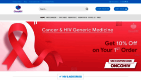 What Oncohiv.com website looked like in 2021 (2 years ago)