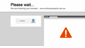 What Onlineautoparts.com.au website looked like in 2021 (2 years ago)