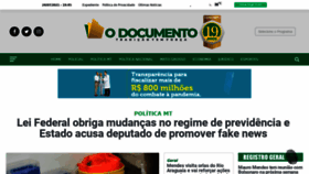 What Odocumento.com.br website looked like in 2021 (2 years ago)