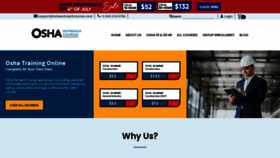 What Oshaoutreachcourses.com website looked like in 2021 (2 years ago)
