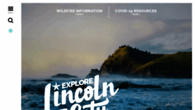 What Oregoncoast.org website looked like in 2021 (3 years ago)