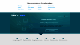 What Opx.pl website looked like in 2021 (2 years ago)