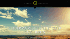 What Openelement.fr website looked like in 2021 (2 years ago)